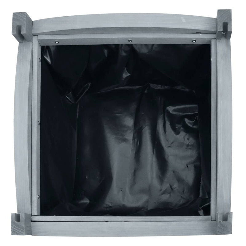 vidaXL 2 db tömör fenyőfa kerti magaságyás 30 x 30 x 30 cm