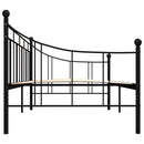 vidaXL fekete fém kanapéágy-keret 90 x 200 cm