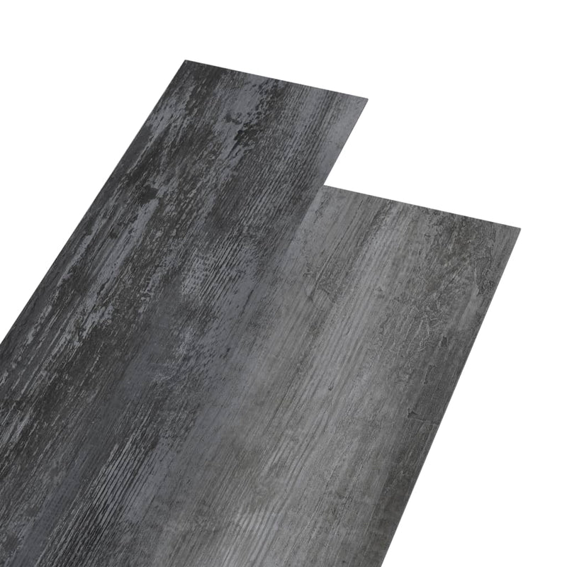 vidaXL fényes szürke 2 mm-es öntapadó PVC padlóburkolat 5,02 m²