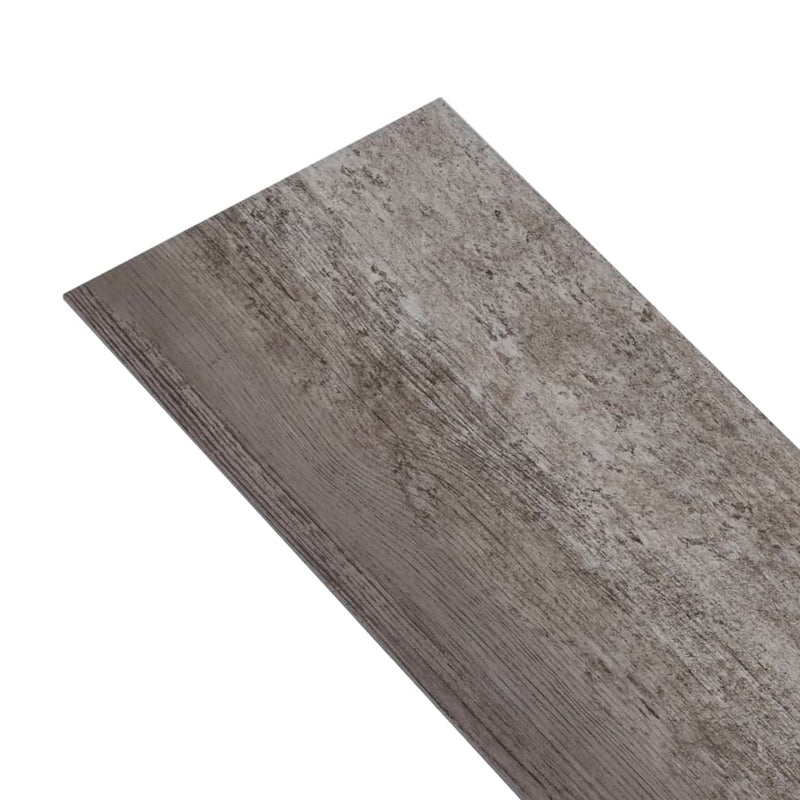 vidaXL csíkos szürke 2 mm-es öntapadó PVC padlóburkolat 5,02 m²