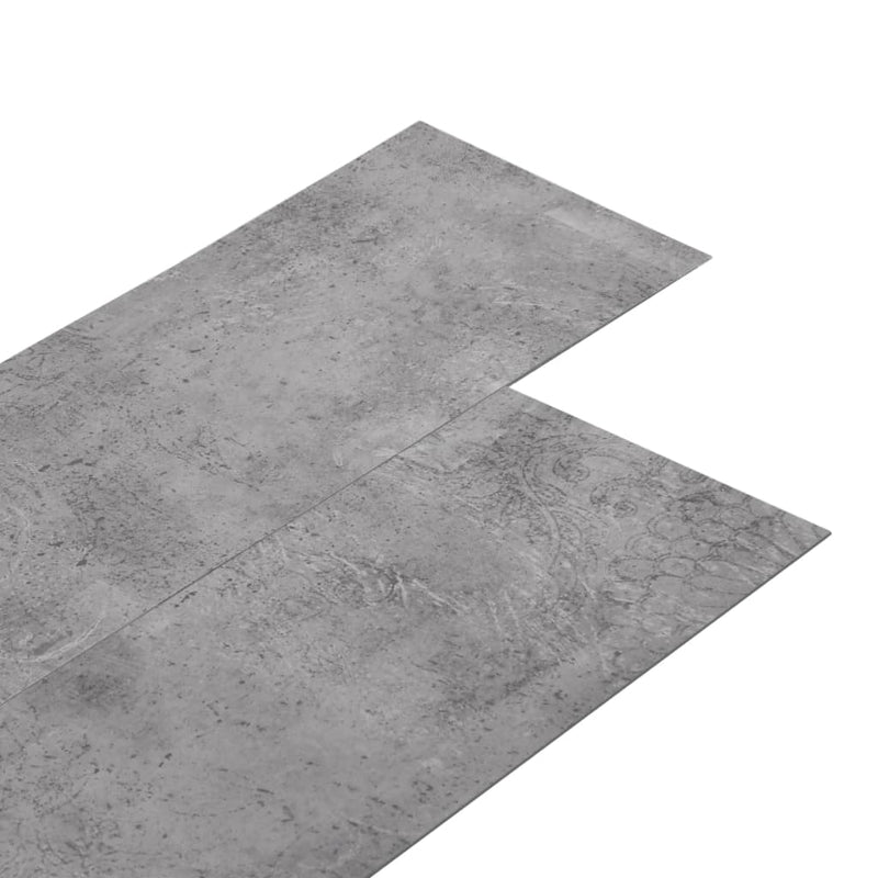 vidaXL cement barna nem öntapadó PVC padlóburkoló lapok 2 mm 5,26 m²