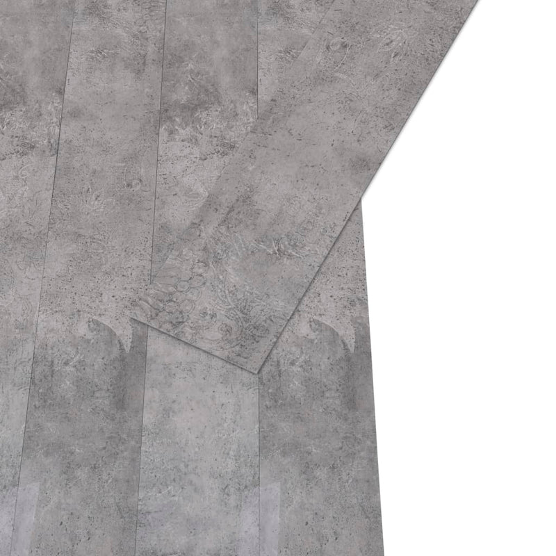 vidaXL cement barna nem öntapadó PVC padlóburkoló lapok 2 mm 5,26 m²