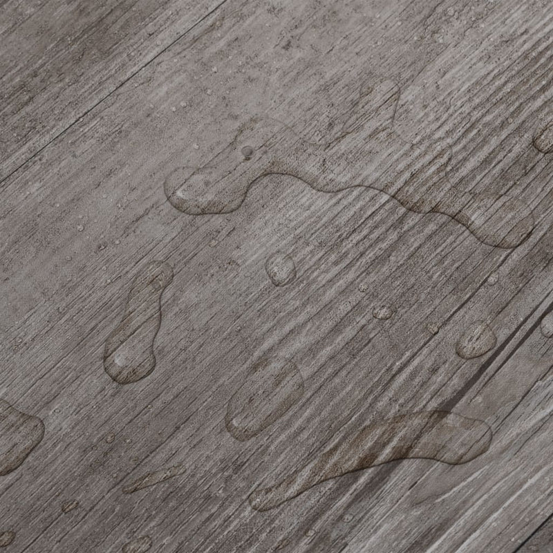 vidaXL matt fabarna 2 mm-es öntapadó PVC padlóburkolat 5,02 m²