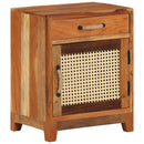 vidaXL tömör újrahasznosított fa éjjeliszekrény 40 x 30 x 50 cm