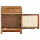 vidaXL tömör újrahasznosított fa éjjeliszekrény 40 x 30 x 50 cm