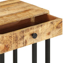 vidaXL U-alakú tömör mangófa kisasztal 45 x 30 x 61 cm