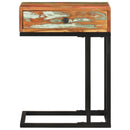 vidaXL U-alakú tömör újrahasznosított fa kisasztal 45 x 30 x 61 cm