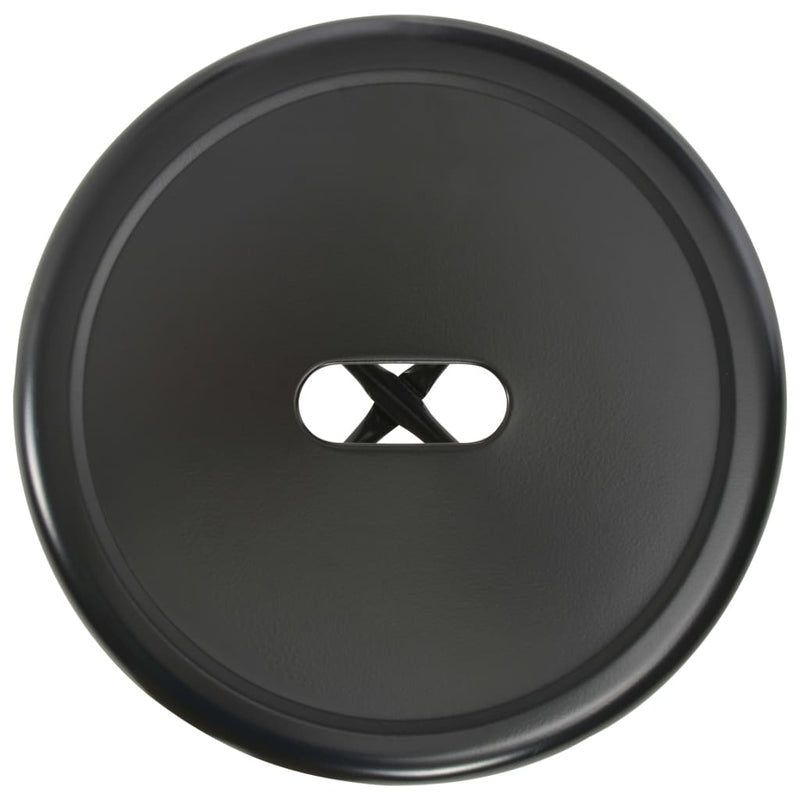 vidaXL 4 db fekete acél bárszék
