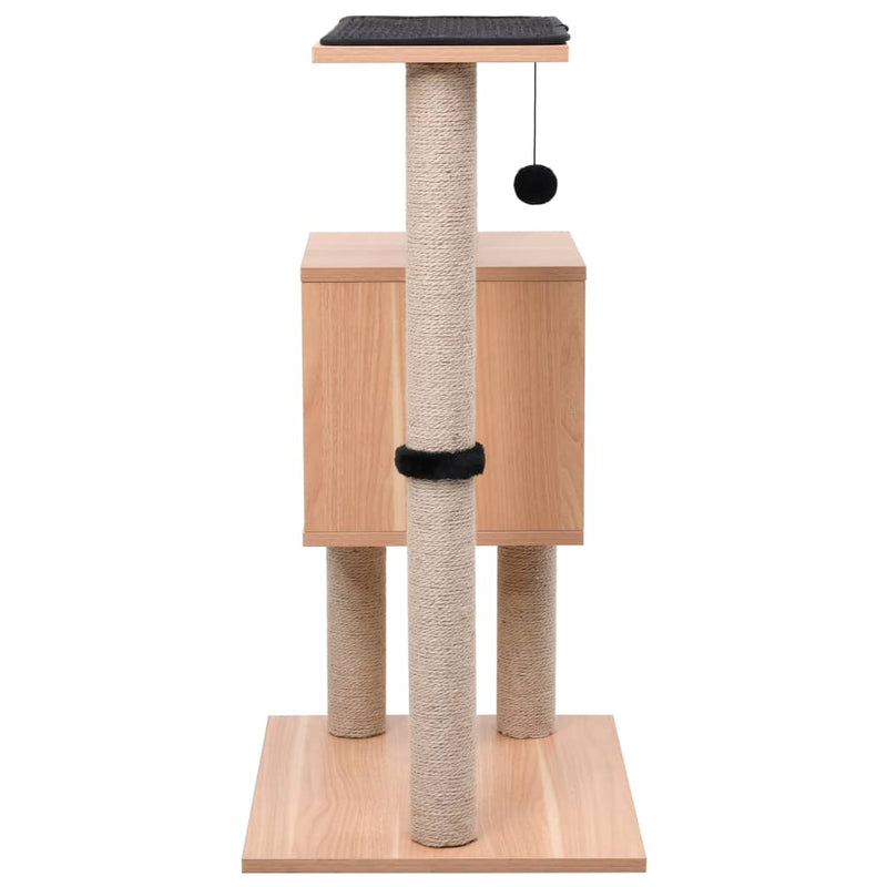 vidaXL macskabútor szizál kaparófákkal 82 cm