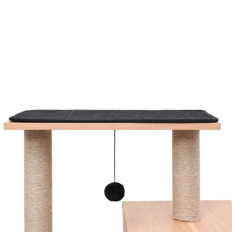 vidaXL macskabútor szizál kaparófákkal 82 cm