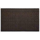 vidaXL barna polyrattan kerti bárasztal 100 x 60,5 x 110,5 cm