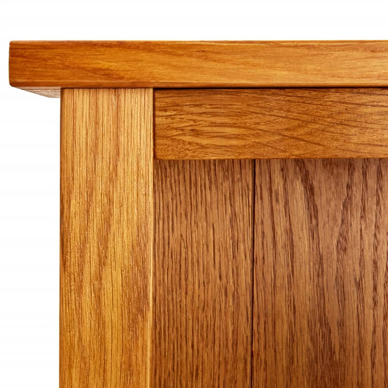 vidaXL tömör tölgyfa könyvespolc 45 x 22,5 x 82 cm