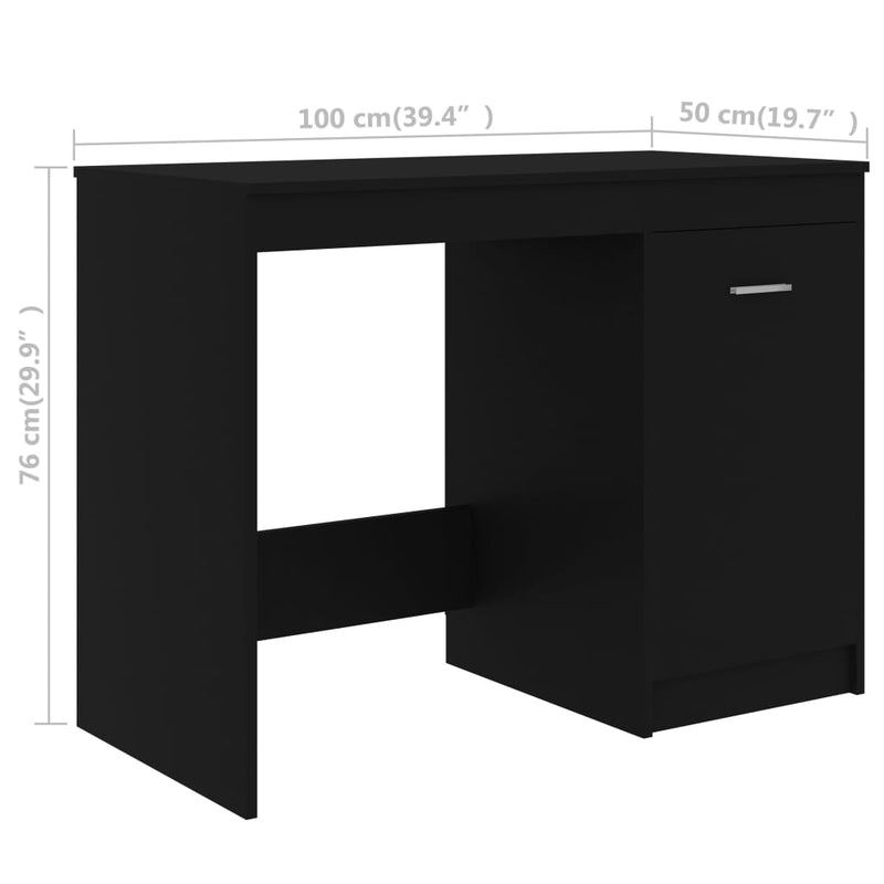 vidaXL fehér szerelt fa íróasztal 140 x 50 x 76 cm