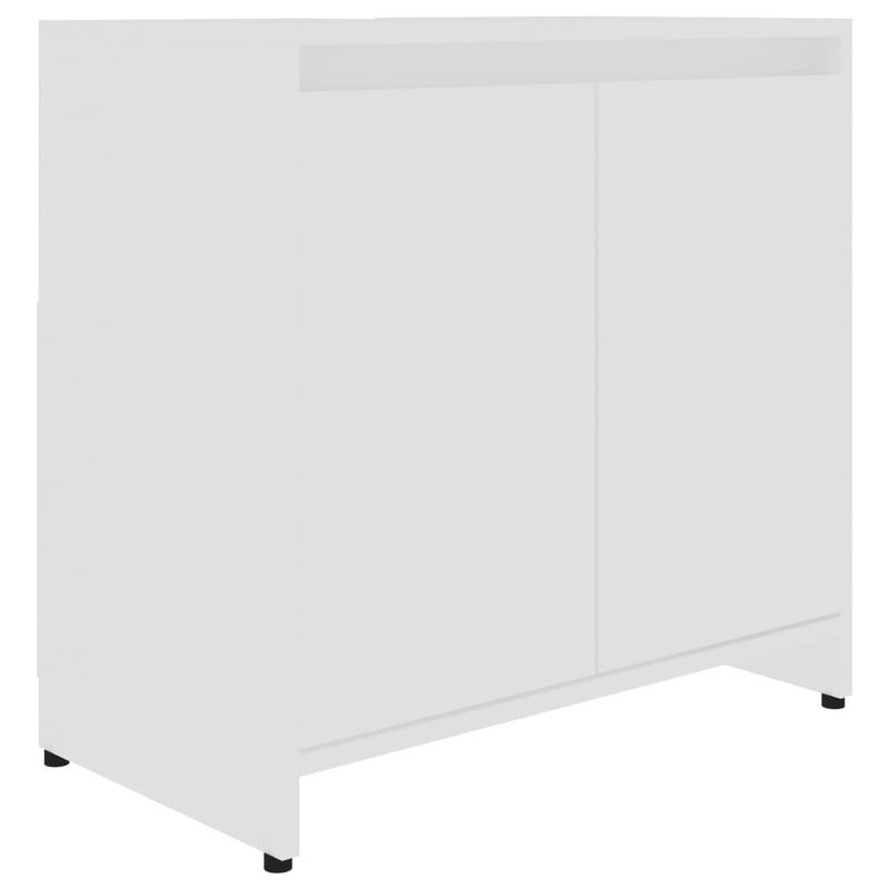 vidaXL fehér szerelt fa fürdőszobaszekrény 60 x 33 x 61 cm