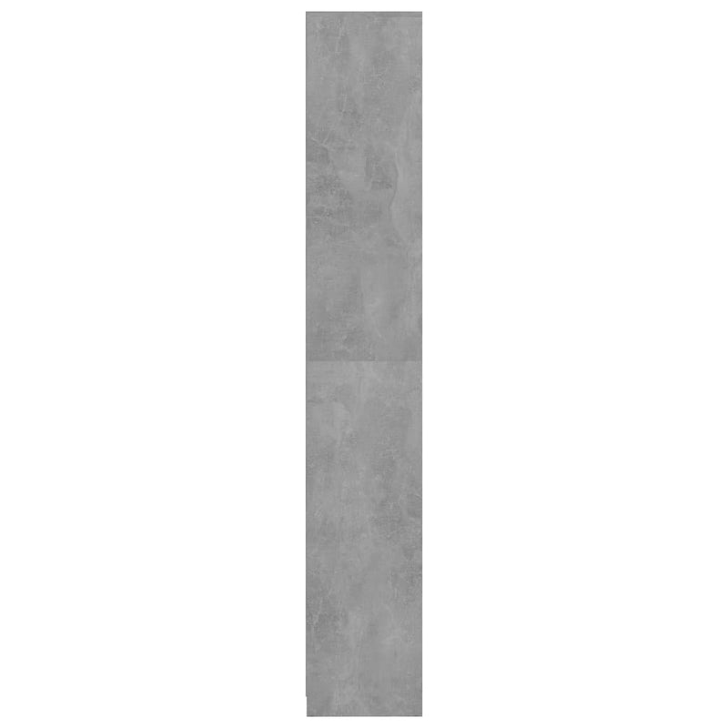 vidaXL betonszürke szerelt fa fürdőszobaszekrény 30 x 30 x 183,5 cm