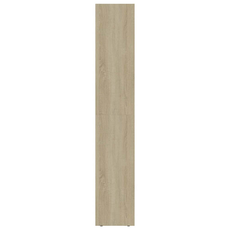 vidaXL sonoma tölgy színű szerelt fa könyvszekrény 36 x 30 x 171 cm