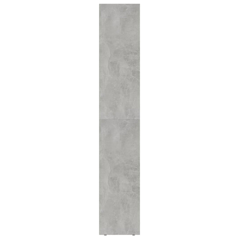 vidaXL betonszürke szerelt fa könyvszekrény 36 x 30 x 171 cm