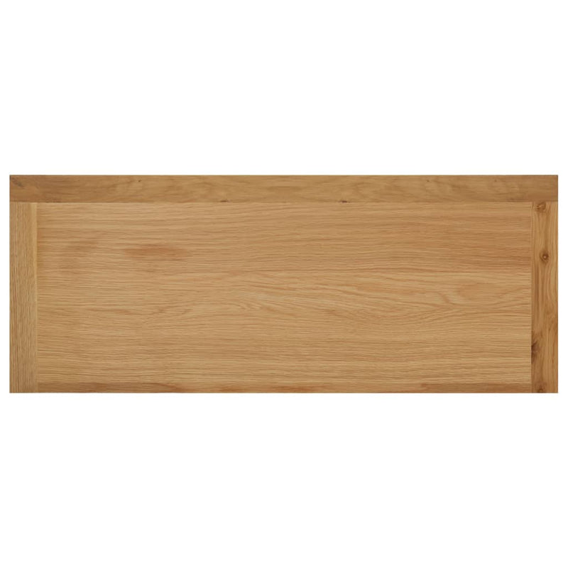 vidaXL tömör tölgyfa bortartó szekrény 11 palackhoz 80 x 32 x 80 cm