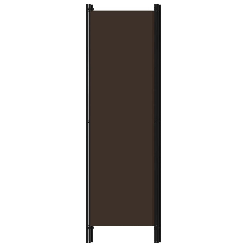 vidaXL barna 3 paneles paraván 150 x 180 cm