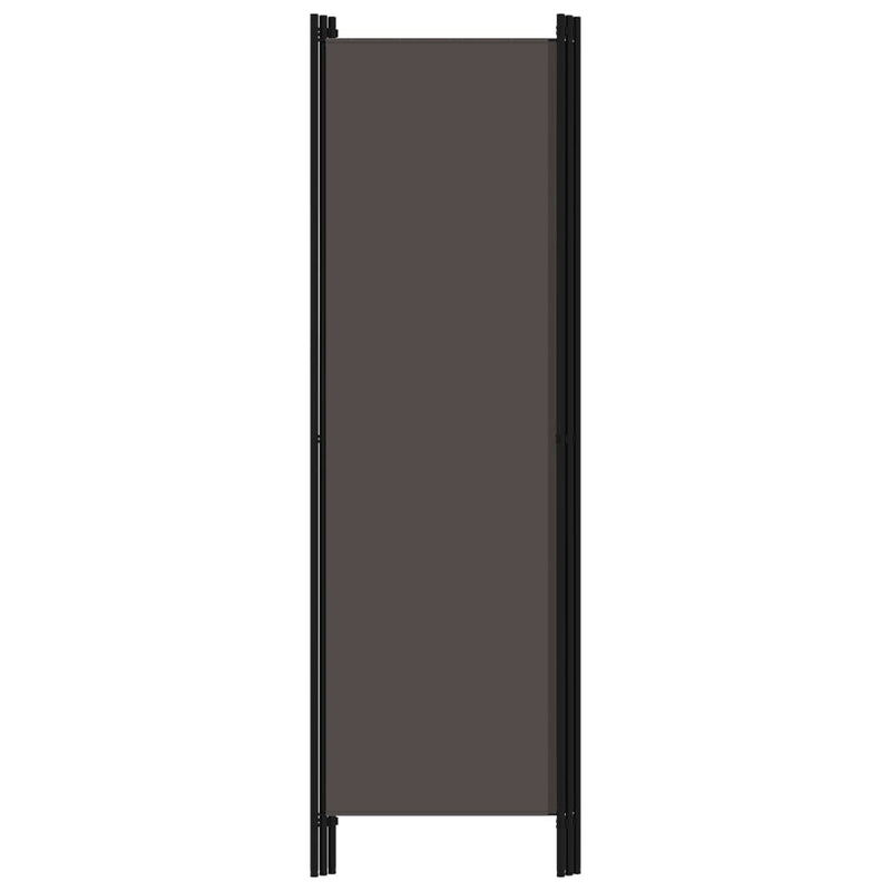 vidaXL antracitszürke 3 paneles paraván 150 x 180 cm