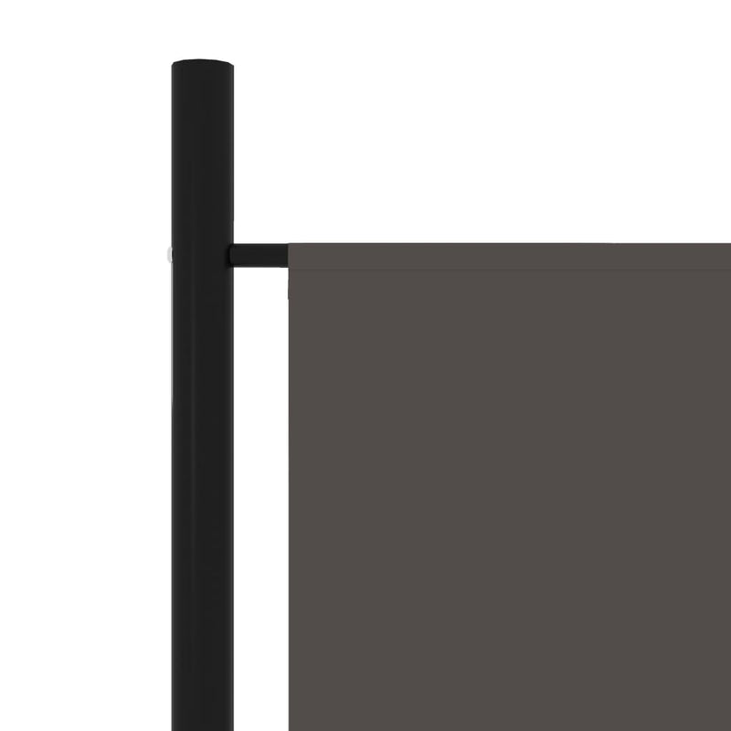 vidaXL antracitszürke 3 paneles paraván 150 x 180 cm