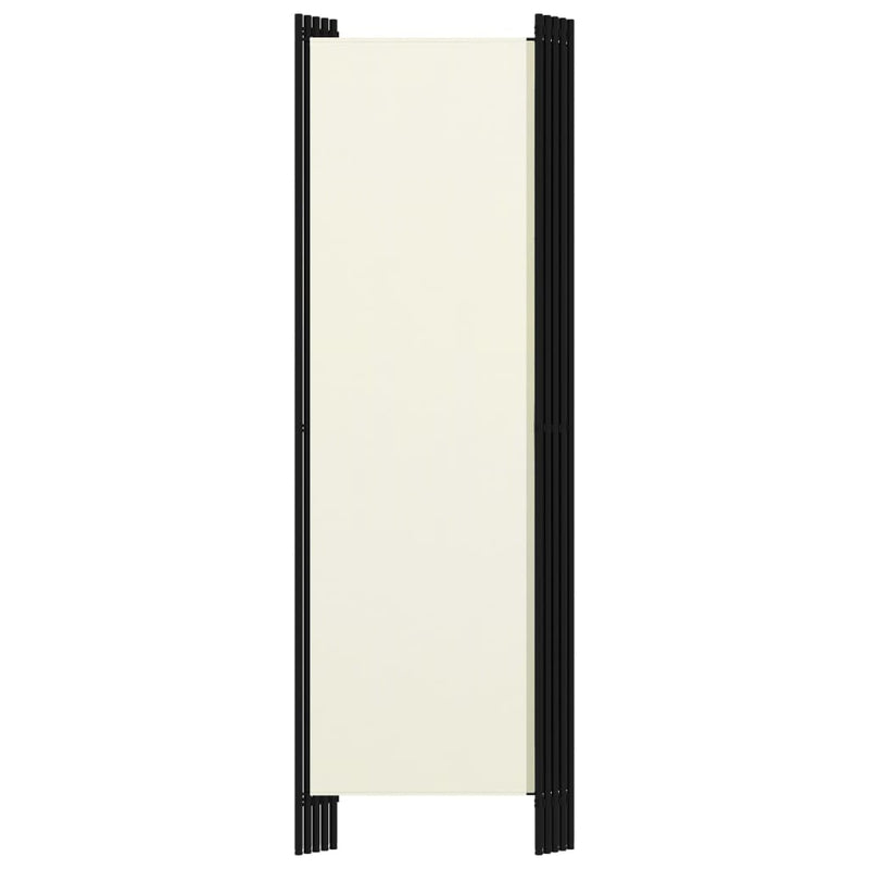vidaXL fehér 5 paneles paraván 250 x 180 cm