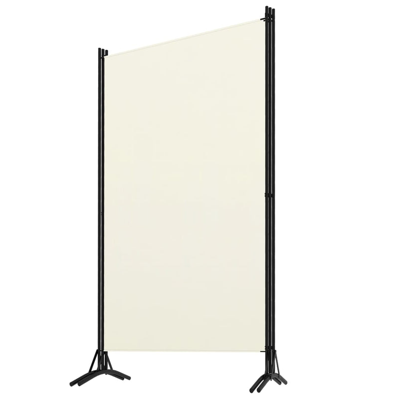 vidaXL fehér 3 paneles szövetparaván 260x180 cm