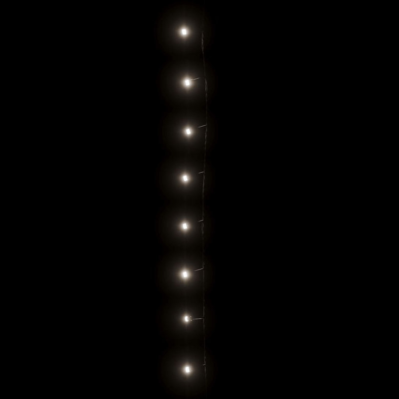 vidaXL 2000 hideg fehér LED-es kültéri/beltéri fényfüzér 200 m IP44