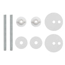 vidaXL kék vízcseppmintás MDF WC-ülőke fedéllel