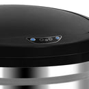 vidaXL automata érzékelős rozsdamentes acél szemeteskuka 50 L