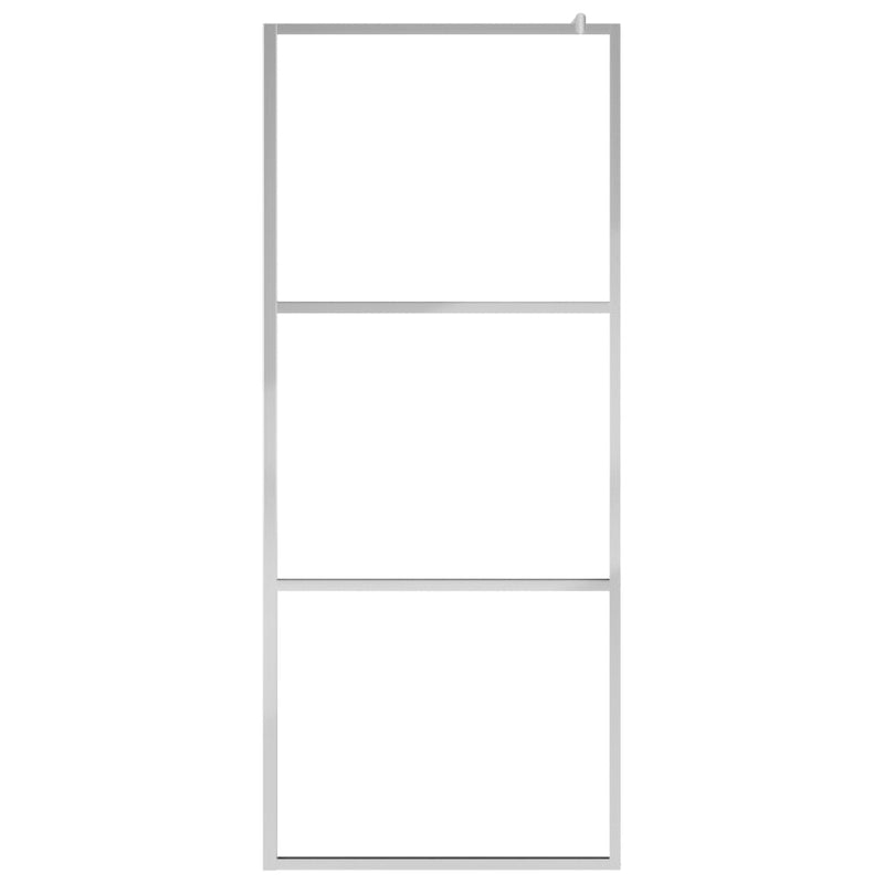 vidaXL zuhanyfal selyemmatt ESG üveggel 80 x 195 cm