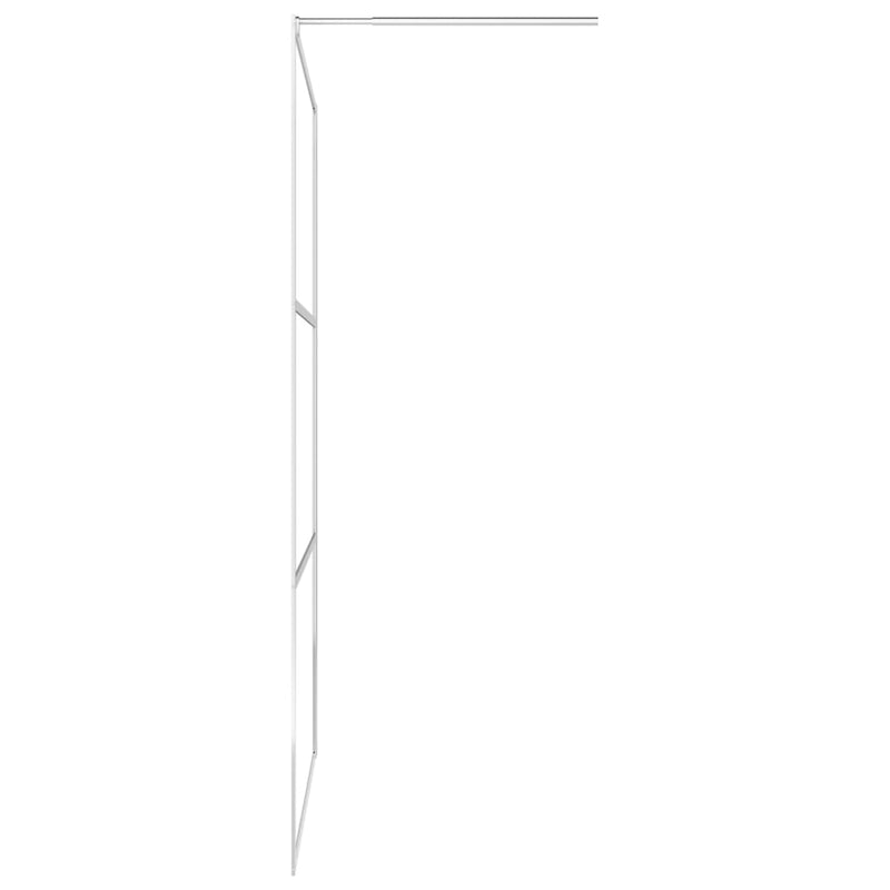 vidaXL zuhanyfal selyemmatt ESG üveggel 80 x 195 cm