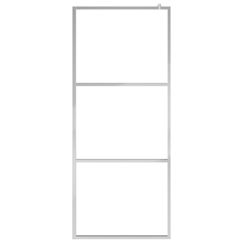 vidaXL zuhanyfal selyemmatt ESG üveggel 100 x 195 cm