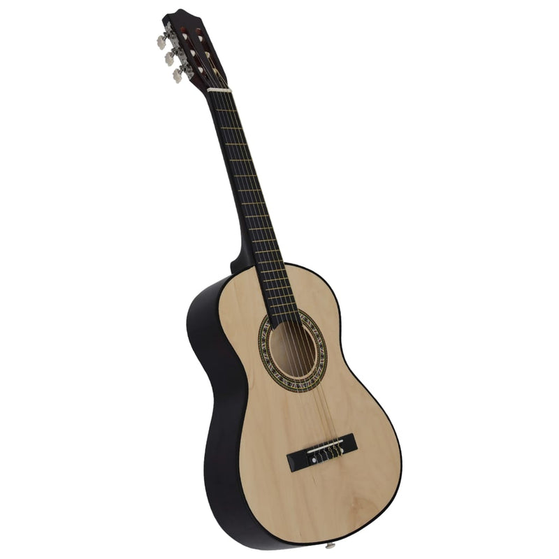 vidaXL 1/2-es klasszikus gitár kezdőknek és gyereknek tokkal 34"