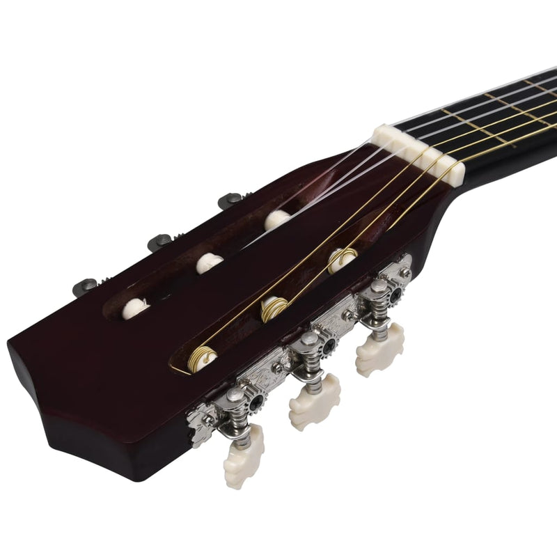 vidaXL 1/2-es klasszikus gitár kezdőknek és gyereknek tokkal 34"