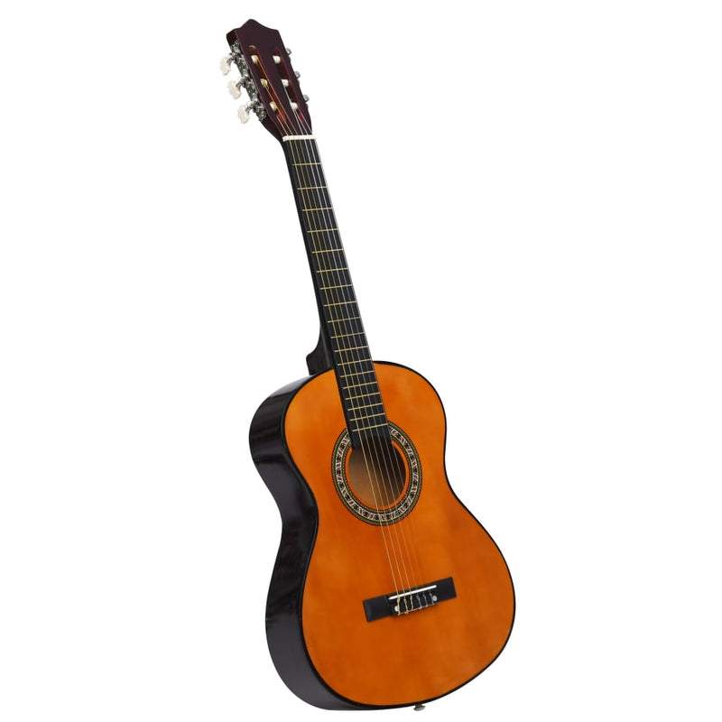 vidaXL 1/2-es klasszikus gitár kezdőknek és gyereknek tokkal 34"