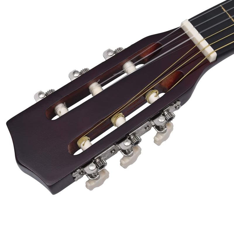 vidaXL 1/2-es klasszikus gitár kezdőknek és gyereknek tokkal 34"