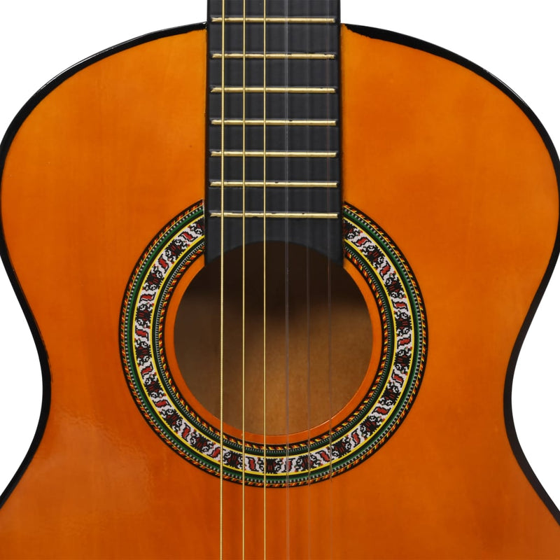 vidaXL 1/2-es klasszikus gitár kezdőknek és gyereknek tokkal 34"