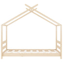 vidaXL tömör fenyőfa gyerekágy-keret 70 x 140 cm