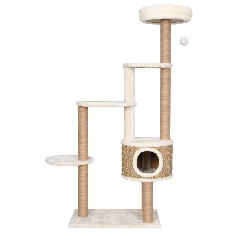 vidaXL tengerifű macskabútor luxuspárnával és kaparófával 148 cm