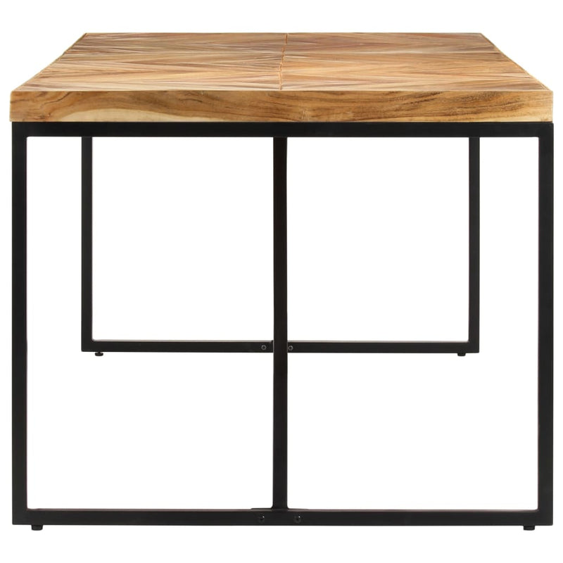 vidaXL tömör akácfa és mangófa étkezőasztal 180 x 90 x 76 cm