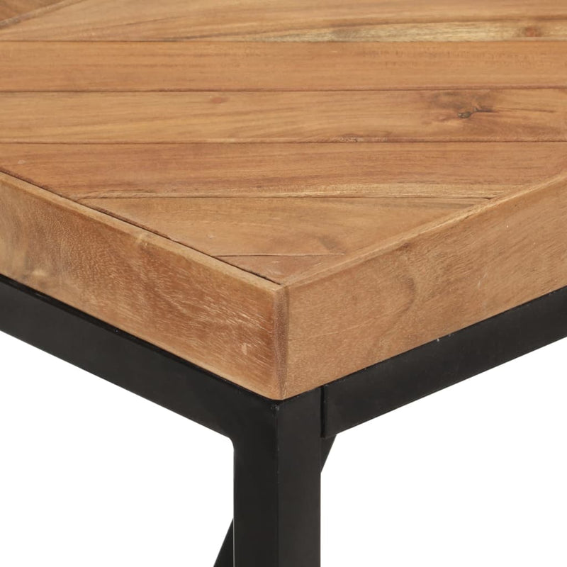 vidaXL tömör akácfa és mangófa étkezőasztal 180 x 90 x 76 cm