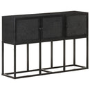 vidaXL tömör mangófa tálalószekrény 115 x 30 x 76 cm