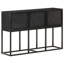 vidaXL tömör mangófa tálalószekrény 115 x 30 x 76 cm