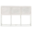 vidaXL tömör mangófa tálalószekrény 115 x 30 x 76 cm