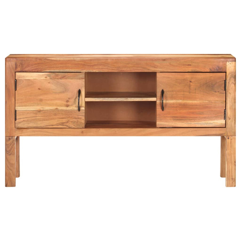 vidaXL tömör akácfa tálalószekrény 116 x 30 x 66 cm