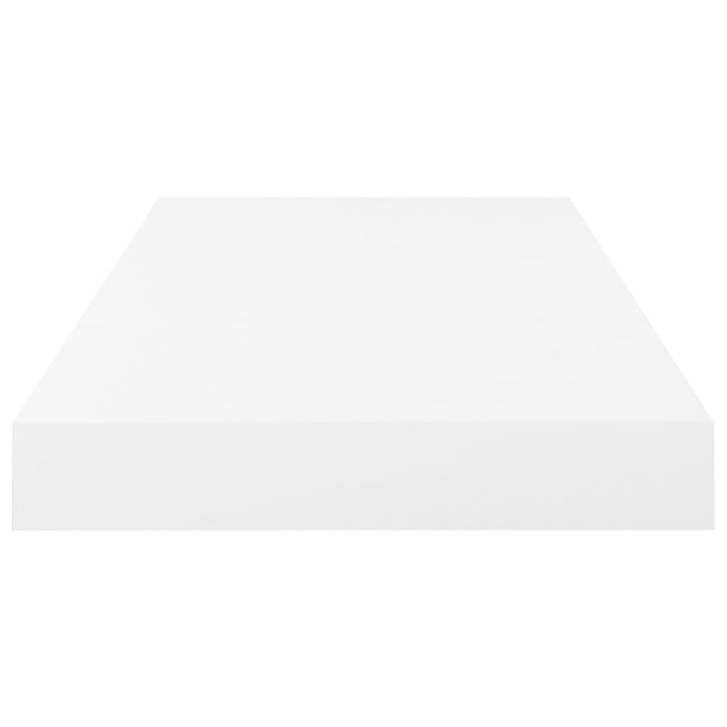 vidaXL magasfényű fehér MDF lebegő fali polc 50 x 23 x 3,8 cm
