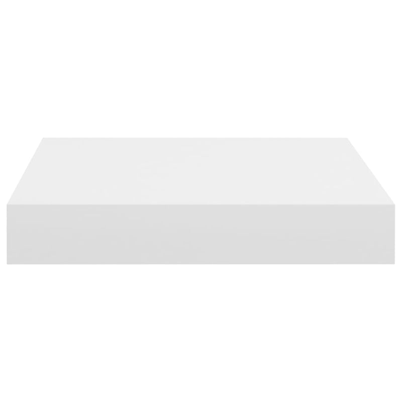 vidaXL fehér MDF lebegő fali polc 23 x 23,5 x 3,8 cm