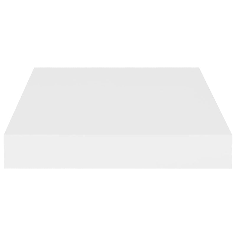 vidaXL 4 db fehér MDF lebegő fali polc 23 x 23,5 x 3,8 cm