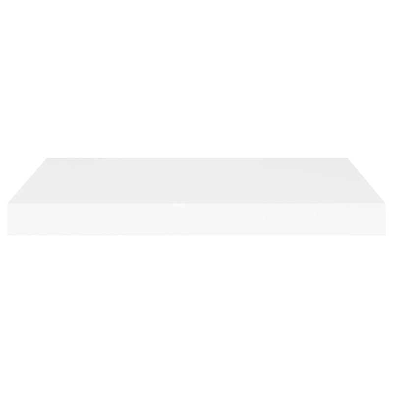 vidaXL 2 db fehér MDF fali polc 60 x 23,5 x 3,8 cm